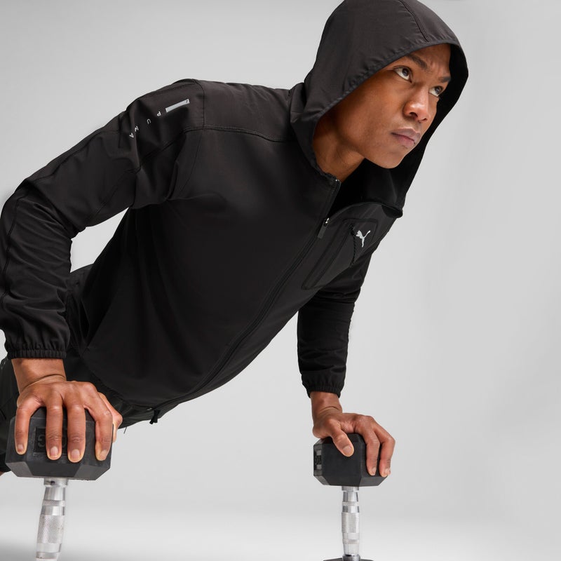 PUMA FLEX Woven Mens Black Jacket - Image 5